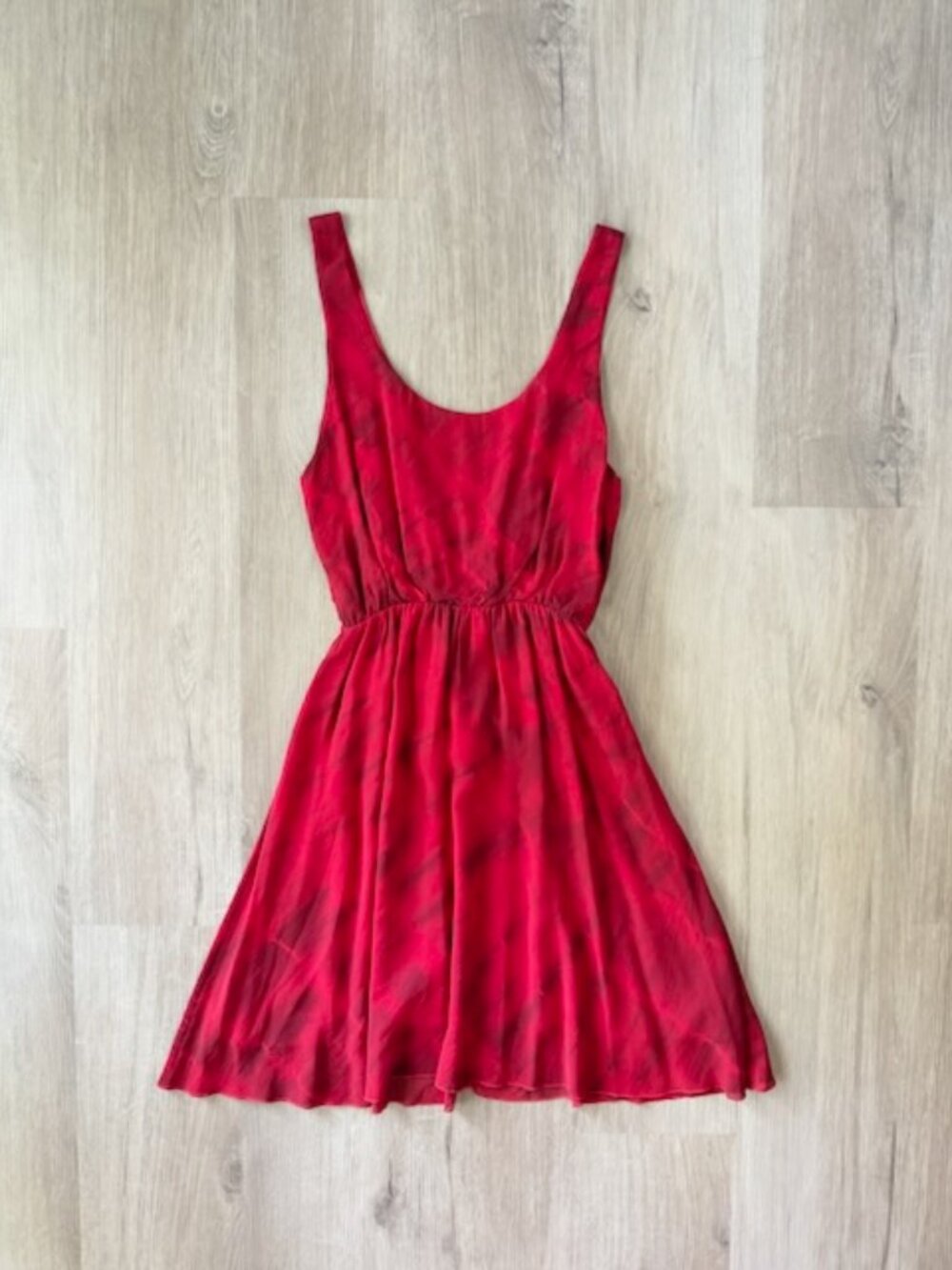 Alice + Olivia Silk Tie-Dye Mini Dress XS